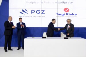 Podpisanie umowy o dalszej współpracy pomiędzy Polską Grupą Zbrojeniową, a Targami Kielce / WH/Targi Kielce