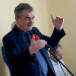 Kielce. Jubileusz ROD „Zacisze I”. Na zdjęciu: Wojciech Lubawski, prezydent Kielc / Mateusz Kaczmarczyk / Radio Kielce