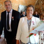 „Złote gody” par z Motkowic. Na zdjęciu Genowefa i Kazimierz Fiuk / Ewa Pociejowska-Gawęda / Radio Kielce