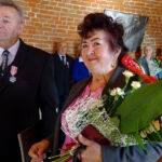 „Złote gody” par z Motkowic. Na zdjęciu Zenona i Marian Mrozik / Ewa Pociejowska-Gawęda / Radio Kielce