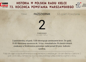 Powstanie Warszawskie - kartka z powstańczego kalendarza 02.10.1944 / Muzeum Powstania Warszawskiego