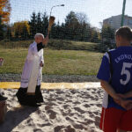 Otwarcie boiska do siatkówki plażowej przy Zespole Szkół Ekonomicznych przy ul. Langiewicza w Kielcach / Jarosław Kubalski / Radio Kielce