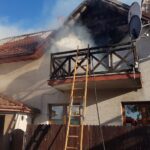 Pożar przy ulicy Rogowskiego w Starachowicach / KPSP w Starachowicach