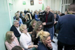 Sztab wyborczy Polskiego Stronnictwa Ludowego / Marzena Mąkosa / Radio Kielce
