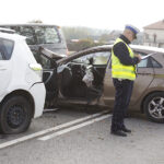 Wypadek w Skorzeszycach / Jarosław Kubalski / Radio Kielce