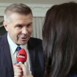 Sztab wyborczy Projektu Świętokrzyskie Bogdana Wenty. Bogdan Wenta w rozmowie z Radiem Kielce / Marzena Mąkosa / Radio Kielce