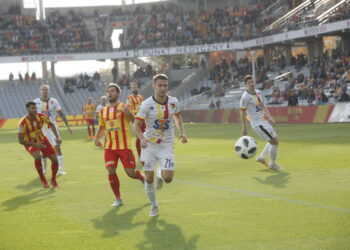 Kielce. 11. kolejka LOTTO Ekstraklasy. Korona Kielce - Jagiellonia Białystok / Marzena Mąkosa / Radio Kielce