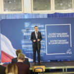 Wizyta premiera Mateusza Morawieckiego w Ostrowcu Świętokrzyskim / Marzena Mąkosa / Radio Kielce