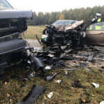 Wypadek w Skorzeszycach / Jarosław Kubalski / Radio Kielce