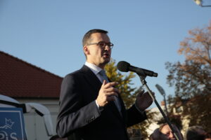Premier Mateusz Morawiecki w Staszowie / Marzena Mąkosa / Radio Kielce