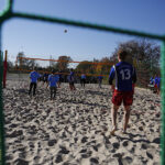 Otwarcie boiska do siatkówki plażowej przy Zespole Szkół Ekonomicznych przy ul. Langiewicza w Kielcach / Jarosław Kubalski / Radio Kielce