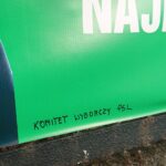 Chmielnik. Baner z dopisanym ręcznie oznaczeniem KWW / Kamil Włosowicz / Radio Kielce