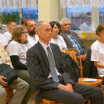 Spotkanie prezydenta Kielc Wojciecha Lubawskiego i kandydatów na radnych z Porozumienia Samorządowego Wojciech Lubawski z mieszkańcami osiedla Świętokrzyskie. / Wiktor Dziarmaga / Radio Kielce