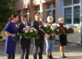 Barbara Gajewska - dyrektor szkoły w Parszowie, Jarosław Samela - burmistrz Wąchocka, Urszula Oettinger - profesor, Dorota Koczwańska-Kalita - naczelnik delegatury IPN w Kielcach / Anna Głąb / Radio Kielce