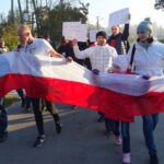 Marsz ulicami Sędziszowa zorganizowany przez Stowarzyszenie Kukiz'15 / Ewa Pociejowska-Gawęda / Radio Kielce