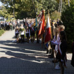 Święta Katarzyna. Odsłonięcie tablicy upamiętniającej pobyt oddziału Józefa Piłsudskiego / Marcin Różyc / Radio Kielce