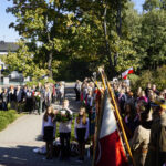 Święta Katarzyna. Odsłonięcie tablicy upamiętniającej pobyt oddziału Józefa Piłsudskiego / Marcin Różyc / Radio Kielce