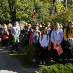 Święta Katarzyna. Odsłonięcie tablicy upamiętniającej pobyt oddziału Józefa Piłsudskiego / Marcin Różyc / Radio Kielce