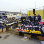 Konferencja PiS na targowisku w Rudkach / Michał Kita / Radio Kielce