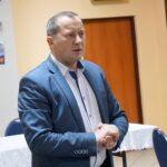 Spotkanie kandydata PiS na burmistrza Małogoszcza Michała Molendy z mieszkańcami miejscowości Karsznice / Michał Kita / Radio Kielce