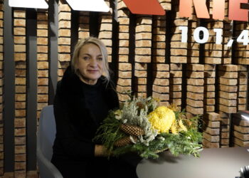Beata Tokarska-Wójcik, florystka z „Kwiatowej Pasji” / Aneta Cielibała-Gil / Radio Kielce