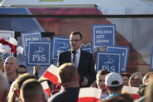 Premier Mateusz Morawiecki w Staszowie / Marzena Mąkosa / Radio Kielce