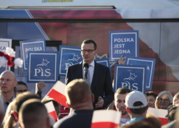 Premier Mateusz Morawiecki w Staszowie / Marzena Mąkosa / Radio Kielce