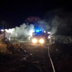 Włoszczowa. Pożar składowiska odpadów / KP PSP Włoszczowa