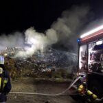 Włoszczowa. Pożar składowiska odpadów / KP PSP Włoszczowa