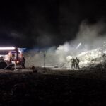 Włoszczowa. Pożar składowiska odpadów / KP PSP Włoszczowa