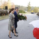 Kielce. Placówka Straży Granicznej w Kielcach ma patrona. Wojewoda Agata Wojtyszek i senator Krzysztof Słoń / Jarosław Kubalski / Radio Kielce