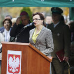 Kielce. Placówka Straży Granicznej w Kielcach ma patrona. Wojewoda Agata Wojtyszek / Jarosław Kubalski / Radio Kielce