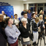 Sztab wyborczy Koalicji Obywatelskiej. Artur Gierada w rozmowie z Michałem Kitą z Radia Kielce / Jarosław Kubalski / Radio Kielce