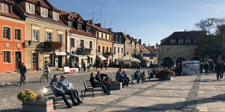 Sandomierz. Rynek / Grażyna Szlęzak-Wójcik / Radio Kielce