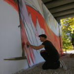 Kielce. Mural z okazji 100. rocznicy odzyskania przez Polskę Niepodległości / Wiktor Dziarmaga / Radio Kielce