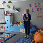 Kazimierza Wielka. Uroczystość pierwszej rocznicy żłobka „Bajkowa chatka”. Agnieszka Dąbrowska-Stoczkiewicz, właścicielka żłobka / Karolina Kula