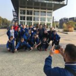 Zawodnicy trenujący w grupach młodzieżowych w Vive Kielce podczas  obozu we Francji / PGE Vive Kielce