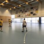 Zawodnicy trenujący w grupach młodzieżowych w Vive Kielce podczas  obozu we Francji / PGE Vive Kielce