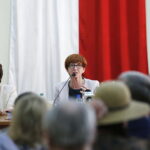 22.04.2018 Starachowice. Minister resortu Rodziny, Pracy i Polityki Społecznej Elżbieta Rafalska spotkała się z mieszkańcami / Jarosław Kubalski / Radio Kielce