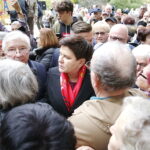 08.10.2018 Busko -Zdrój. Premier Beata Szydło spotkała się z mieszkańcami / Jarosław Kubalski / Radio Kielce