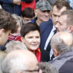 08.10.2018 Busko -Zdrój. Premier Beata Szydło spotkała się z mieszkańcami / Jarosław Kubalski / Radio Kielce