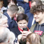 08.10.2018 Busko -Zdrój. Premier Beata Szydło spotkała się z mieszkańcami / Jarosław Kubalski / Radio Kielce