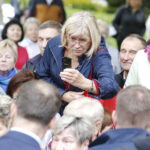 08.10.2018 Busko -Zdrój. Premier Beata Szydło spotkała się z mieszkańcami / Jarosław Kubalski / Radio Kielce