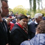 08.10.2018 Busko -Zdrój. Premier Beata Szydło spotkała się z mieszkańcami / Jarosław Kubalski / Radio Kielce