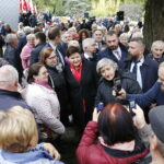 08.10.2018 Busko -Zdrój. Premier Beata Szydło spotkała się z mieszkańcami / Jarosław Kubalski / Radio Kielce
