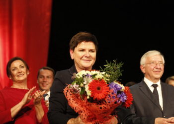 08.10.2018 Włoszczowa. Dom kultury. Premier Beata Szydło spotkała się z mieszkańcami / Jarosław Kubalski / Radio Kielce