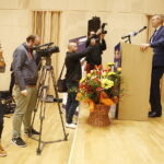 11.10.2018 Kielce. Konwencja wyborcza Projekt Świętokrzyskie  Bogdana Wenty w Filharmonii Świętokrzyskiej / Jarosław Kubalski / Radio Kielce