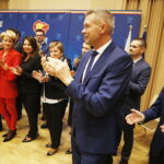 11.10.2018 Kielce. Konwencja wyborcza Projekt Świętokrzyskie  Bogdana Wenty w Filharmonii Świętokrzyskiej. Bogdan Wenta / Jarosław Kubalski / Radio Kielce