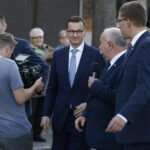 13.10.2018 Opatów. Premier Mateusz Morawiecki spotkał się z mieszkańcami miasta / Jarosław Kubalski / Radio Kielce