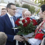 13.10.2018 Opatów. Premier Mateusz Morawiecki spotkał się z mieszkańcami miasta / Jarosław Kubalski / Radio Kielce
